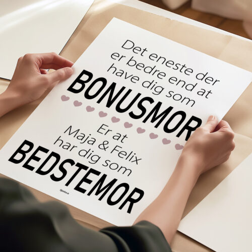 Det eneste der er bedre... bonusmor/bedstemor - Edition 1 | Plakat - Billede 3