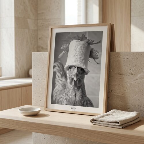 Alternative view of Fun'N Cheek Bathroom Chronicles – Hen-Sational | Plakat