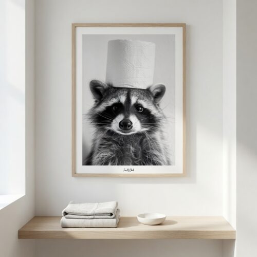 Alternative view of Fun'N Cheek Bathroom Chronicles – Caught Red-Pawed | Plakat