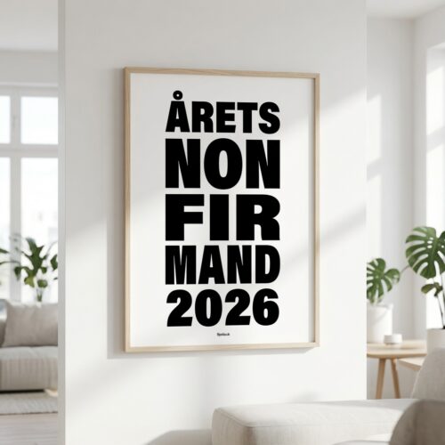Alternative view of Årets nonfirmand + valgfrit årstal | Plakat