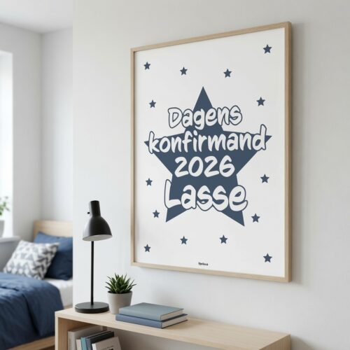 Alternative view of Dagens konfirmand | Plakat