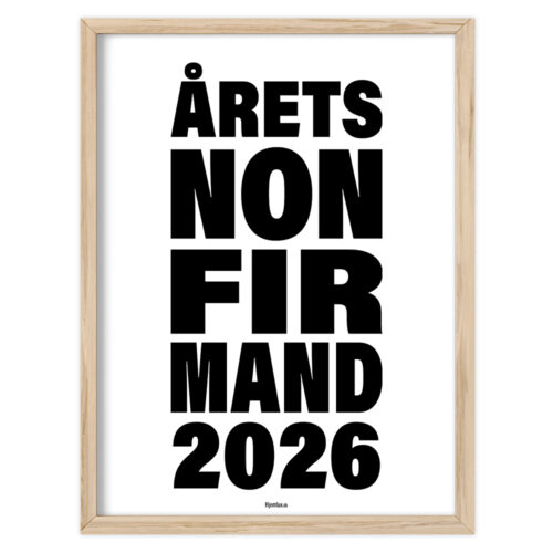 Årets nonfirmand + valgfrit årstal | Plakat