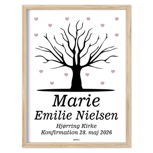 Konfirmation livstræ | Plakat
