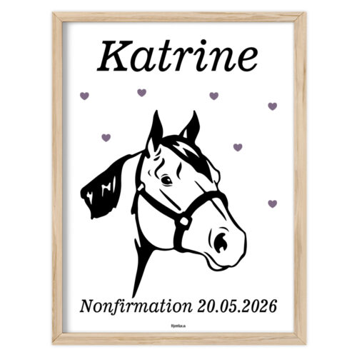Nonfirmation hest | Plakat