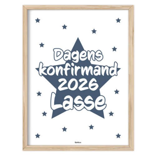 Dagens konfirmand | Plakat