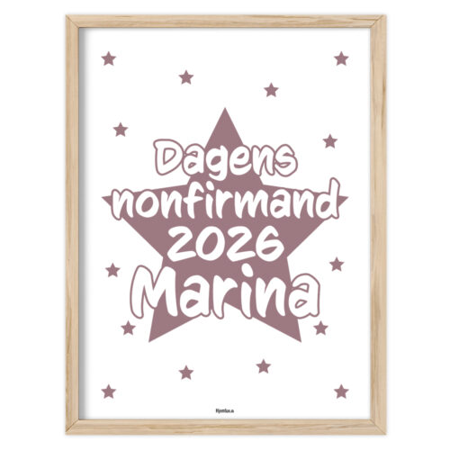 Dagens nonfirmand | Plakat