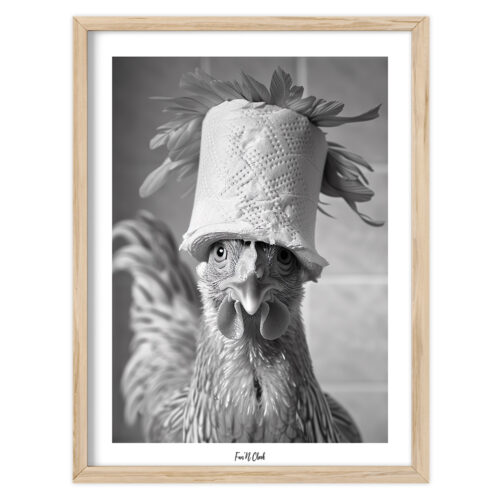 Fun'N Cheek Bathroom Chronicles – Hen-Sational | Plakat
