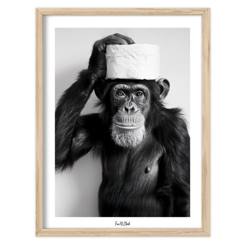 Fun'N Cheek Bathroom Chronicles – Ape-solutely Fabulous | Plakat