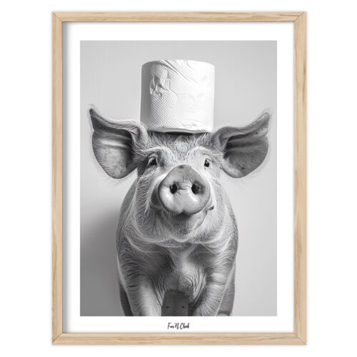 Fun'N Cheek Bathroom Chronicles – Pig Deal | Plakat
